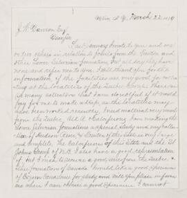 Letter, 22 March 1879