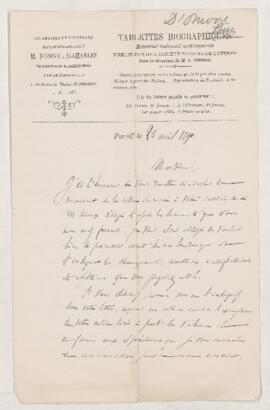 Letter, 28 April 1890