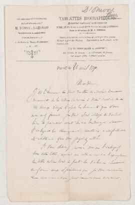 Letter, 28 April 1890