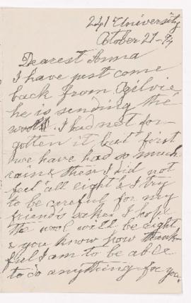 Letter, 27 October 1894