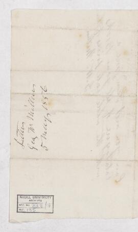 Letter, 3 May 1856