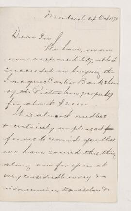 Letter, 24 October 1878