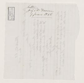 Letter, 7 June 1856