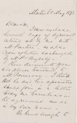 Letter, 8 May 1872