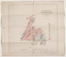 Geological map of Newfoundland