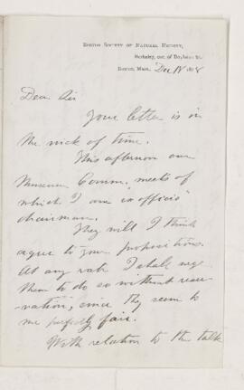 Letter, 18 December 1878