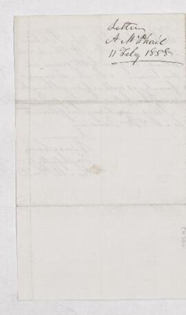 Letter, 11 February 1858