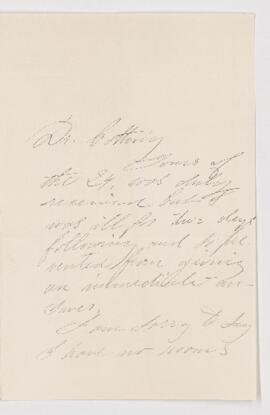 Letter, November 1886