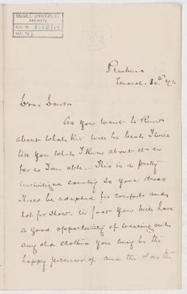 Letter, 30 March 1873