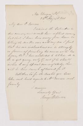 Letter, 26 August 1881