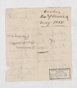 Order, 1 May 1856