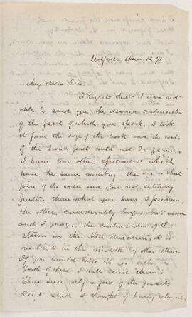 Letter, 12 January 1871