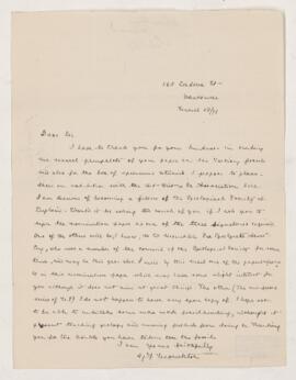 Letter, 28 March 1896