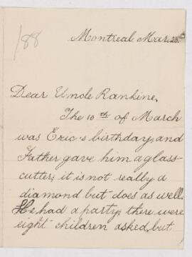 Letter, 29 March 1888