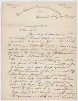 Letter, 22 July 1887