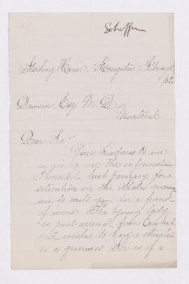 Letter, 8 February 1882