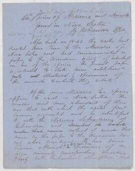 On Species of Meriores and Avricola Found in Nova Scotia