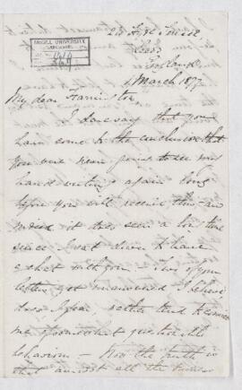 Letter, 1 March 1877