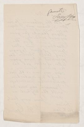 Letter, 8 January 1890