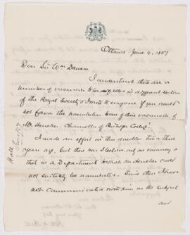 Letter, 4 June 1887