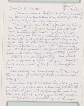 Letter, 30 June 1969