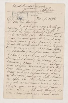 Letter, 24 July 1896