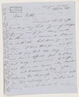 Letter, 18 April 1857