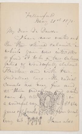 Letter, 21 May 1870
