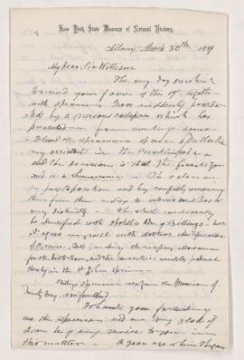 Letter, 30 March 1889