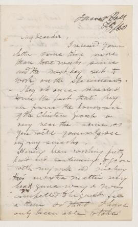 Letter, February 1860