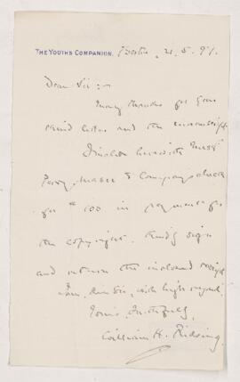 Letter, 21 May 1897