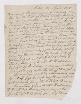 Letter, 14 April 1855