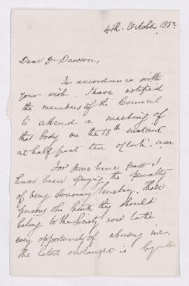 Letter, 4 October 1882