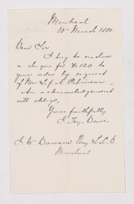 Letter, 10 March 1880