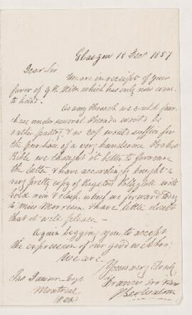 Letter, 18 December 1857