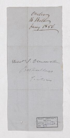 Order, 11 January 1856