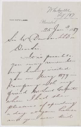 Letter, 25 January 1887