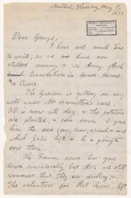 Letter, 5 May 1870