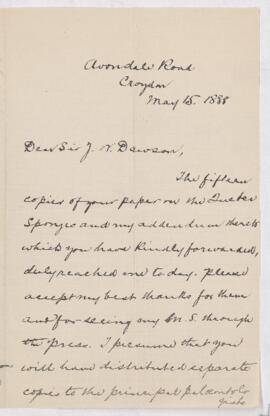 Letter, 15 May 1888