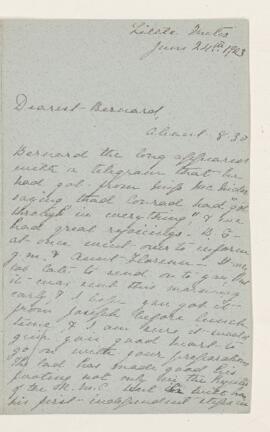 Letter, 24 June 1903