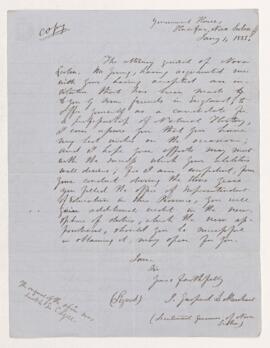 Letter, 1 January 1855