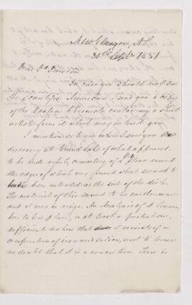 Letter, 30 September 1881