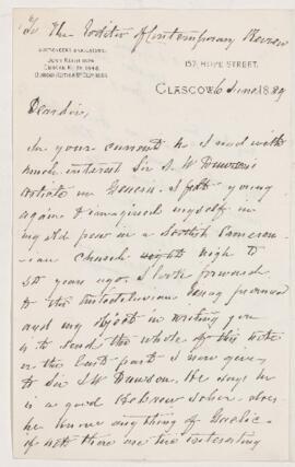 Letter, 6 June 1889