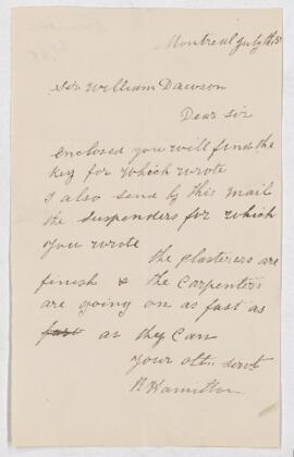 Letter, 5 July 1888