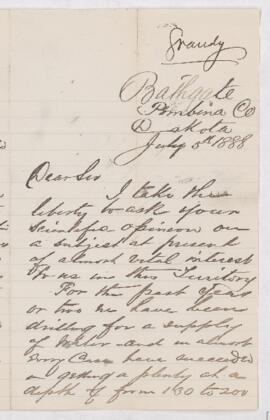 Letter, 5 July 1888