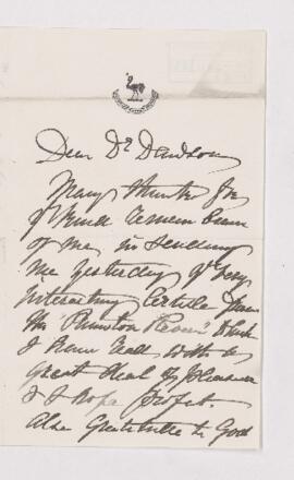 Letter,  November 1879