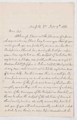 Letter, 9 February 1888