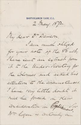 Letter, 2 May 1872