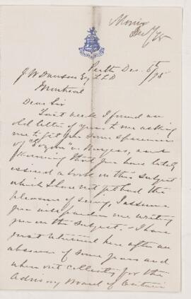 Letter, 6 December 1875