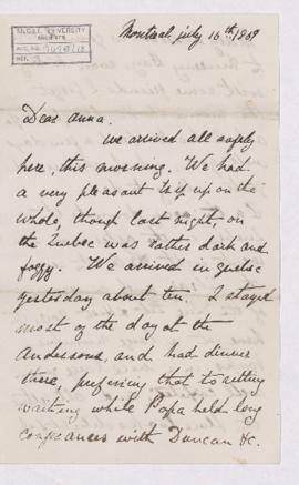 Letter, 16 July 1869